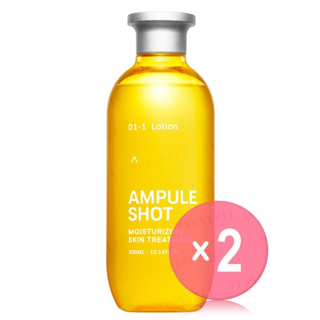 BOTTLE WORKS-Ampule Shot Moisturizing Skin Treatment 2pcs Bundle Set