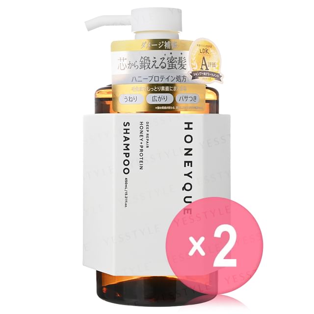 BOTTLE WORKS-Honeyque Deep Repair Shampoo 2pcs Bundle Set