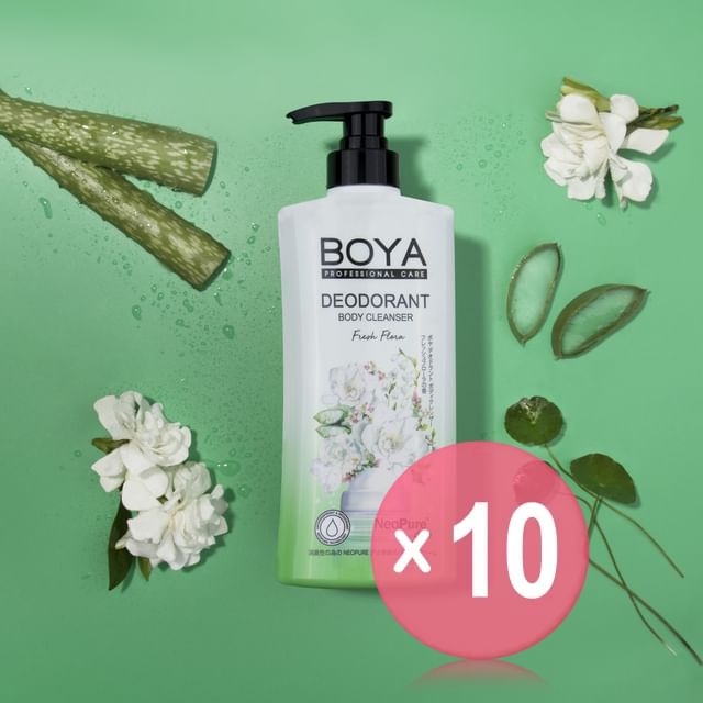 BOYA-Deodorant Body Cleanser Fresh Flora 10pcs Bundle Set