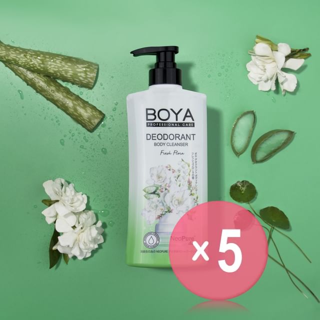 BOYA-Deodorant Body Cleanser Fresh Flora 5pcs Bundle Set