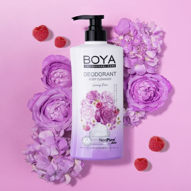 BOYA-Deodorant Body Cleanser Luxury Rose-500 Ml