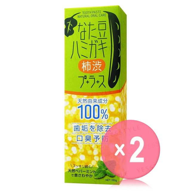 BRAIN COSMOS-Natamame Toothpaste Persimon Plus 2pcs Bundle Set