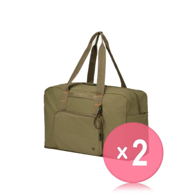 Branden-Multi Packable Boston Bag - 3 Colors 2pcs Bundle Set