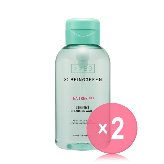 BRING GREEN-Tea Tree Cica Sensitive Cleansing Water 2pcs Bundle Set