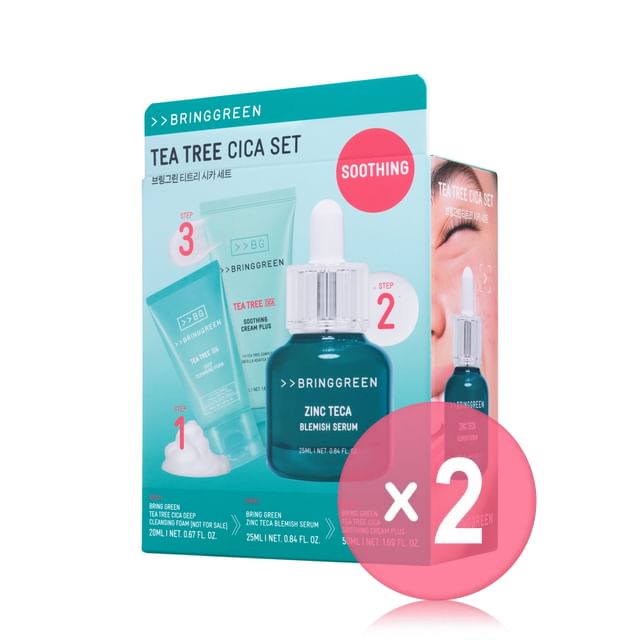 BRING GREEN-Tea Tree Cica Set 2pcs Bundle Set