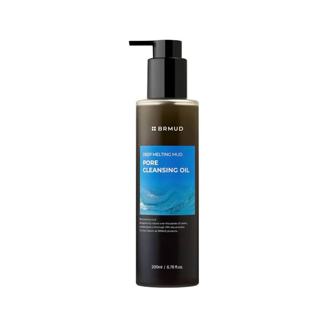 BRMUD-Deep Melting Mud Pore Cleansing Oil - Huile démaquillante purifiante à la boue