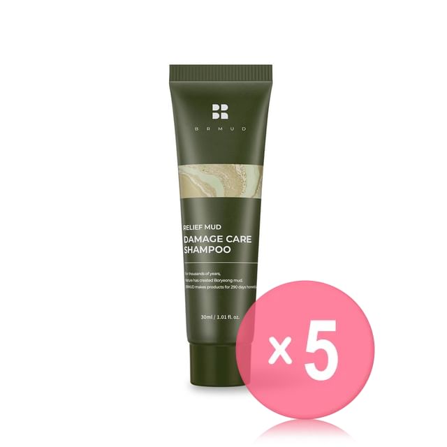 BRMUD-Relief Mud Damage Care Shampoo Mini 5pcs Bundle Set