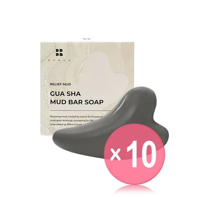BRMUD-Relief Mud Gua Sha Mud Bar Soap 10pcs Bundle Set