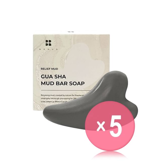 BRMUD-Relief Mud Gua Sha Mud Bar Soap 5pcs Bundle Set