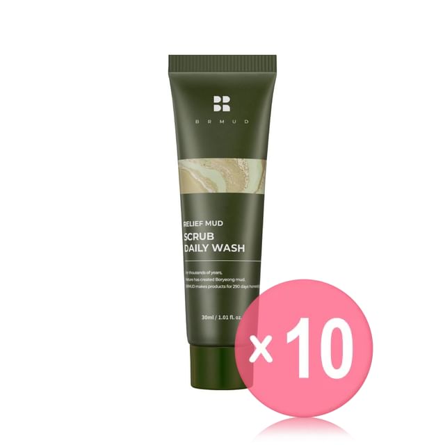 BRMUD-Relief Mud Scrub Daily Wash Mini 10pcs Bundle Set