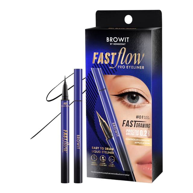 Browit-Fast Flow Pro Eyeliner-01 Black Mood