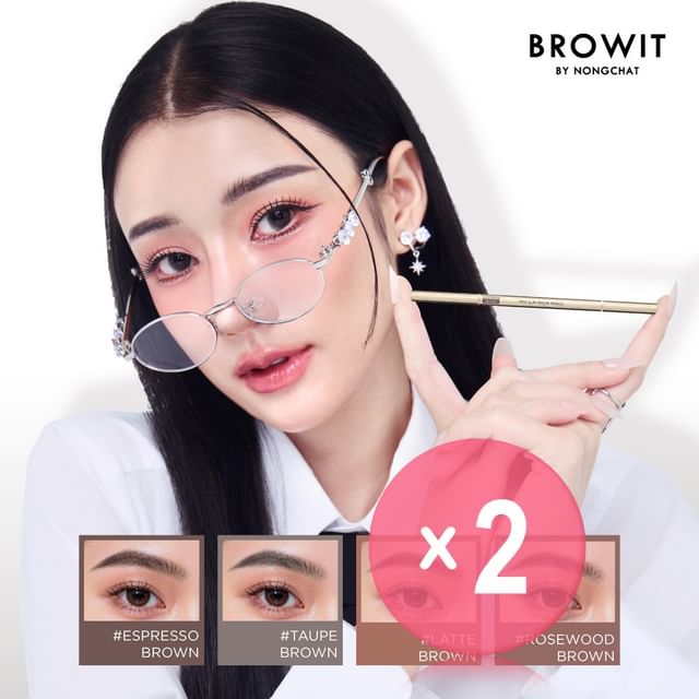 Browit-Pro Slim Brow Pencil 2pcs Bundle Set