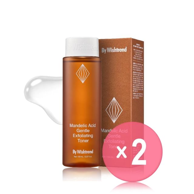 By Wishtrend-Mandelic Acid Gentle Exfoliating Toner 2pcs Bundle Set