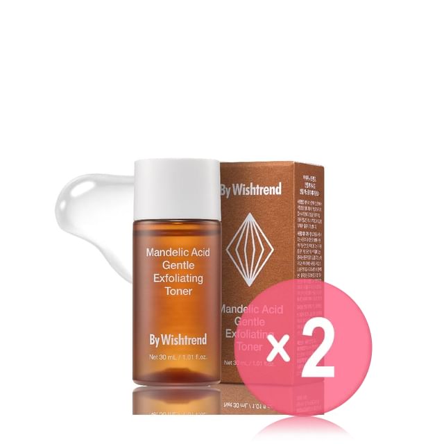 By Wishtrend-Mandelic Acid Gentle Exfoliating Toner Mini 2pcs Bundle Set