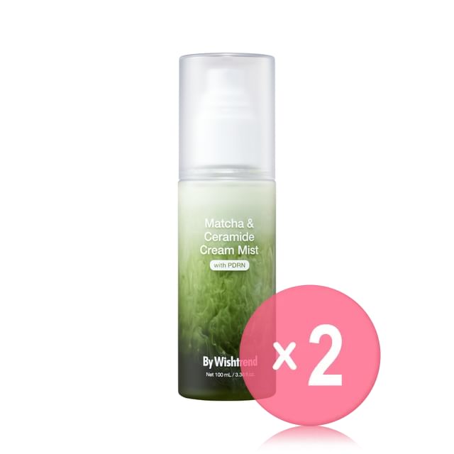 By Wishtrend-Matcha Ceramide Cream Mist 2pcs Bundle Set