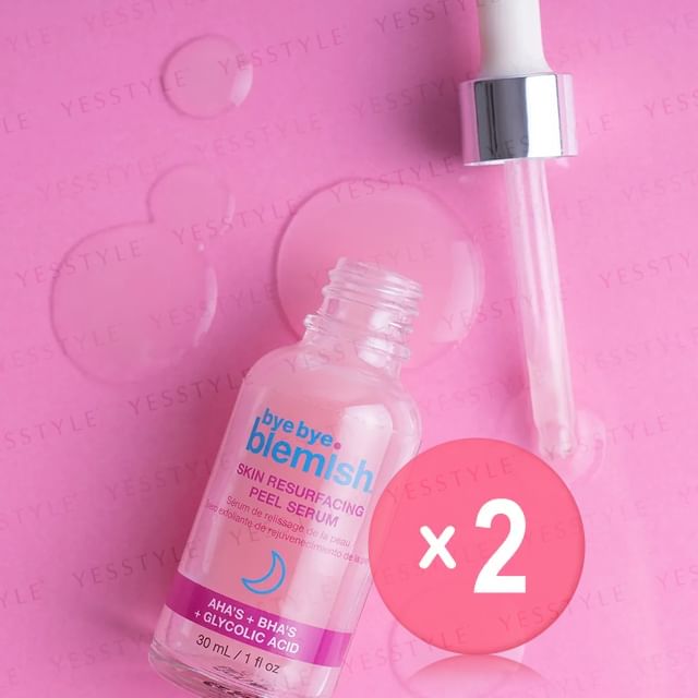 Bye Bye Blemish-Skin Resurfacing Peel Serum 2pcs Bundle Set