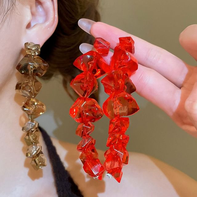 Calafa-Acrylic Dangle Earring