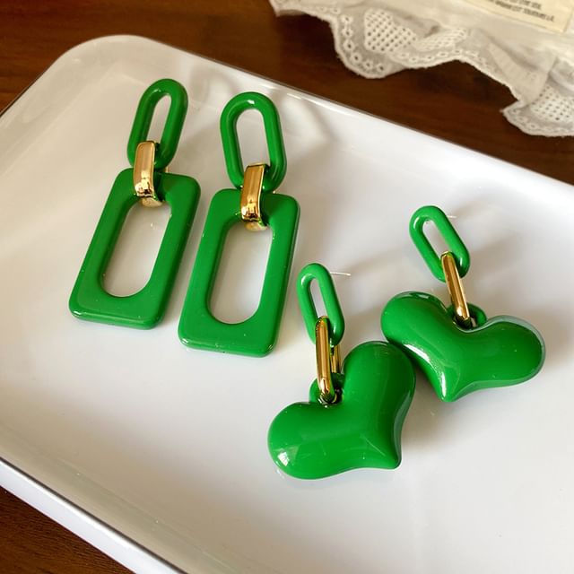 Calafa-Acrylic Dangle Earring