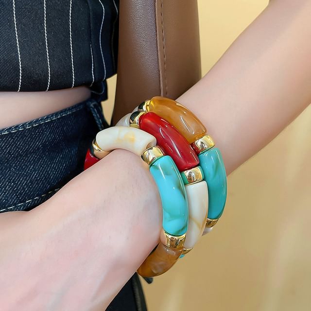 Calafa-Color Block Bangle