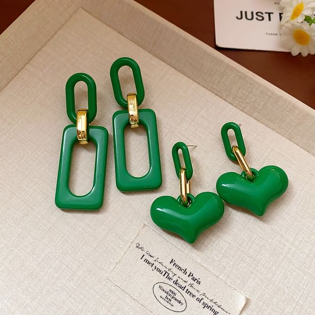 Calafa-Geometry Drop Earring