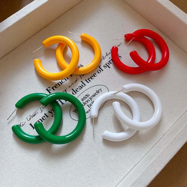 Calafa-Half Hoop Earring