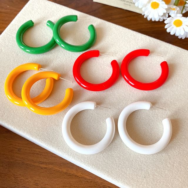 Calafa-Half Hoop Earring