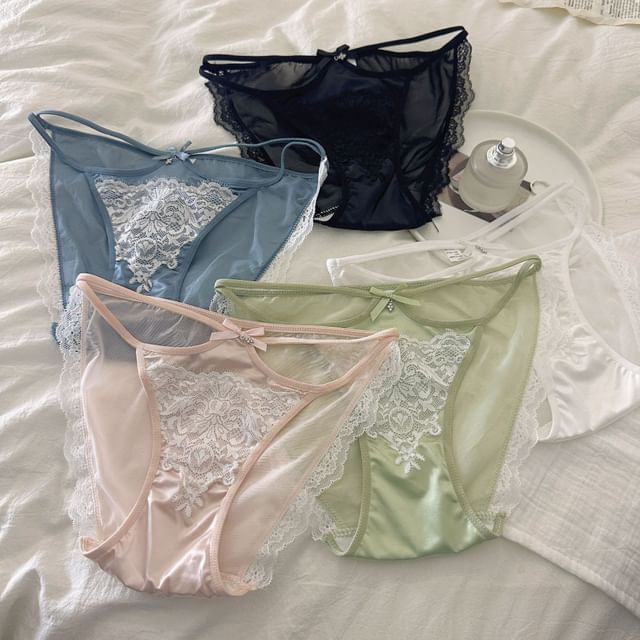 camikiss-Lace Trim Panties