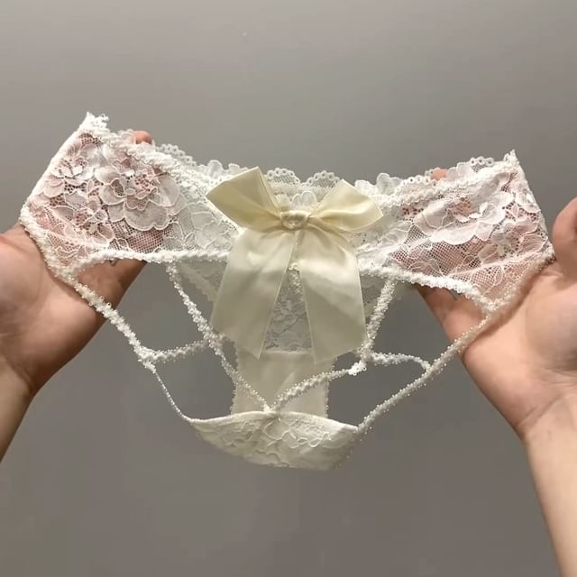 Candyiry-Lace Trim Panties