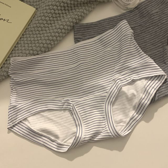 Candyiry-Low Waist Striped Panties