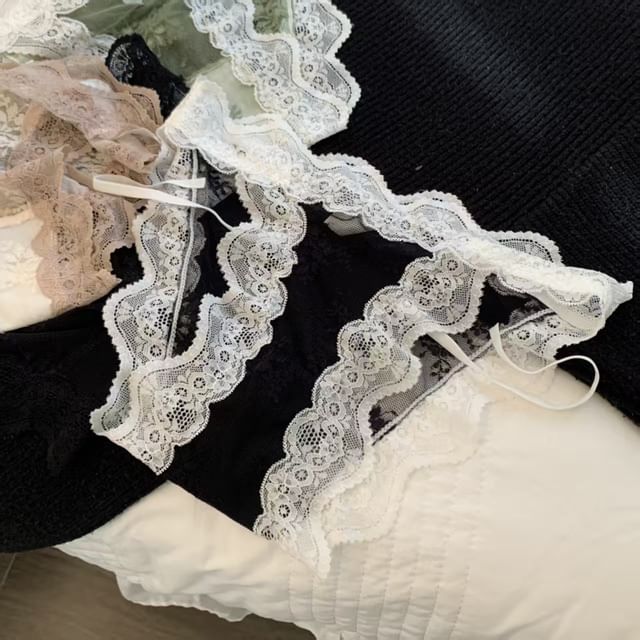 Candyiry-Plain Lace Panty