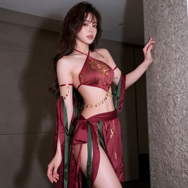 Candyiry-Qipao Lingerie Costume Set