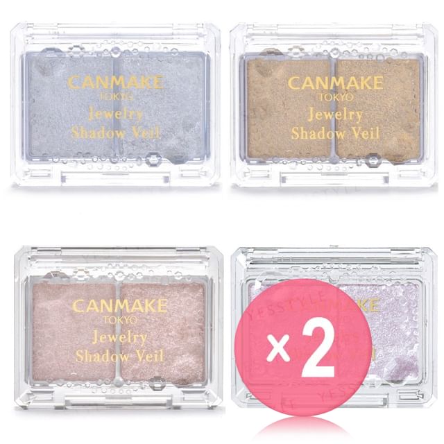 Canmake-Jewelry Shadow Veil 2pcs Bundle Set