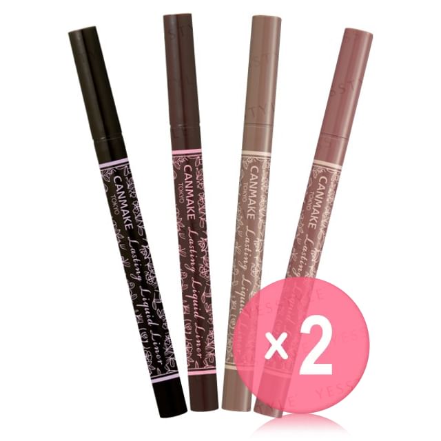 Canmake-Lasting Liquid Liner 2pcs Bundle Set