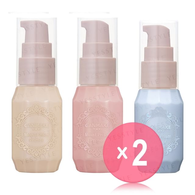 Canmake-Moist Prism Primer SPF 28 PA 2pcs Bundle Set