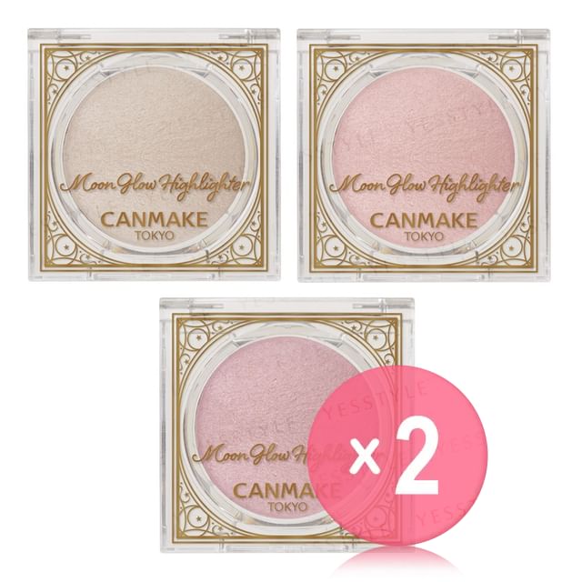 Canmake-Moon Glow Highlighter 2pcs Bundle Set