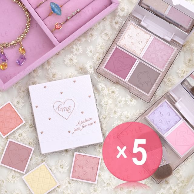 Canmake-My Tone Couture Eyeshadow 5pcs Bundle Set