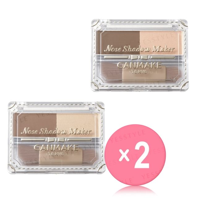 Canmake-Nose Shadow Maker 2pcs Bundle Set