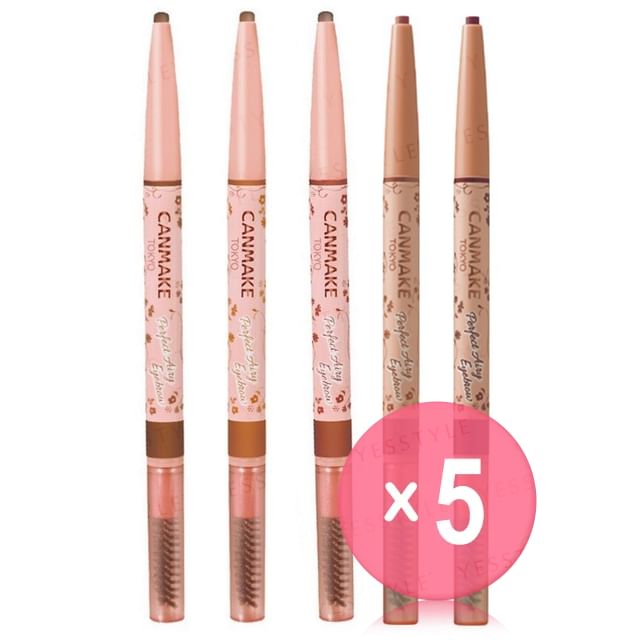 Canmake-Perfect Airy Eyebrow 5pcs Bundle Set