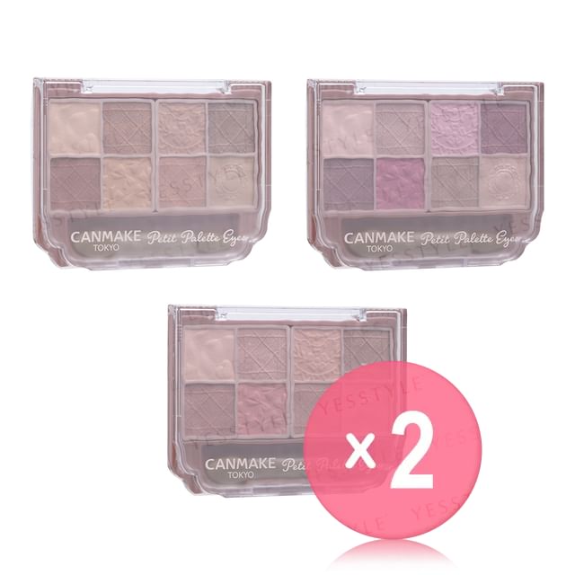 Canmake-Petit Palette Eyes Matte Type 2pcs Bundle Set