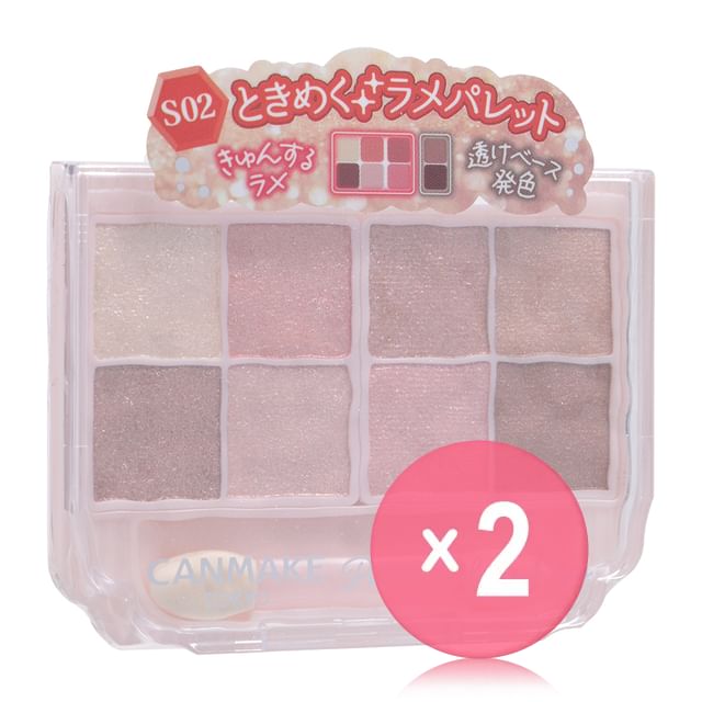 Canmake-Petit Palette Eyes Sparkling Type 2pcs Bundle Set