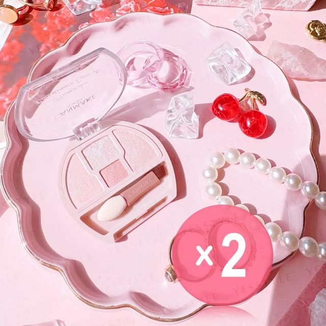Canmake-Plumpuku Coordinate Eyes 2pcs Bundle Set