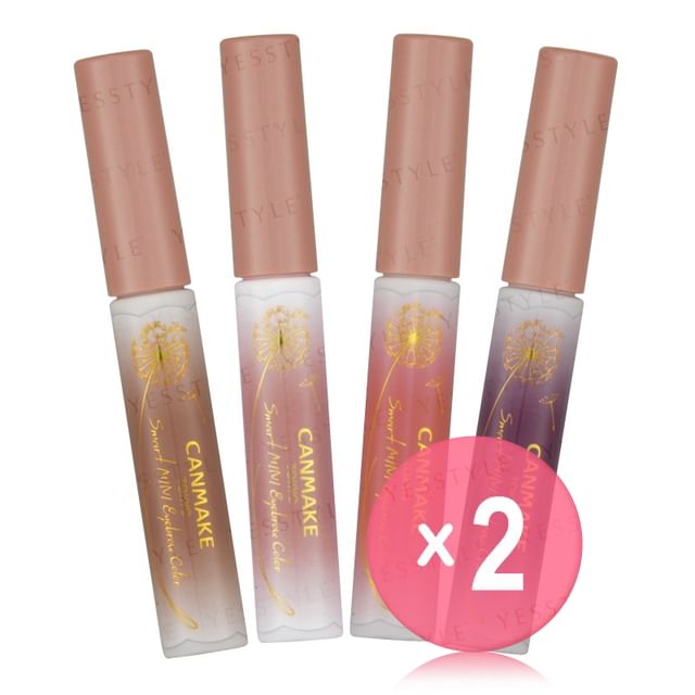 Canmake-Smart Mini Eyebrow Color 2pcs Bundle Set