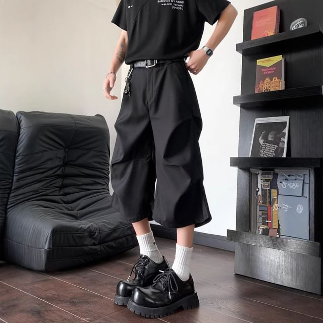 Capbrew - High Waist Plain Capri Pants | YesStyle Capbrew - High Waist Plain Capri Pants | YesStyle