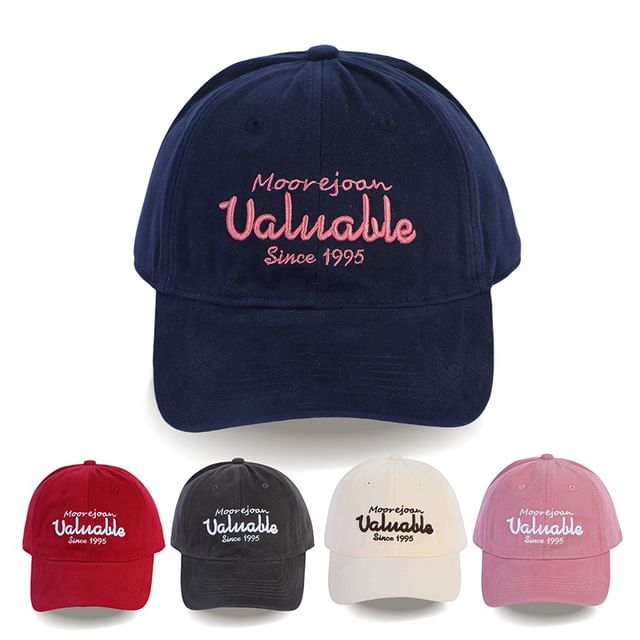 CapNap-Lettering Embroidered Baseball Cap