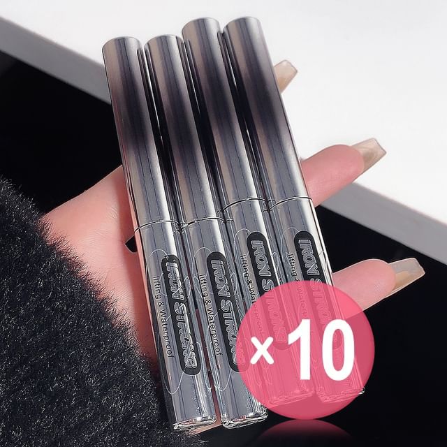 Cappuvini-Lengthening Curling Mascara - 2 Colors 10pcs Bundle Set
