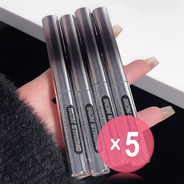 Cappuvini-Lengthening Curling Mascara - 2 Colors 5pcs Bundle Set