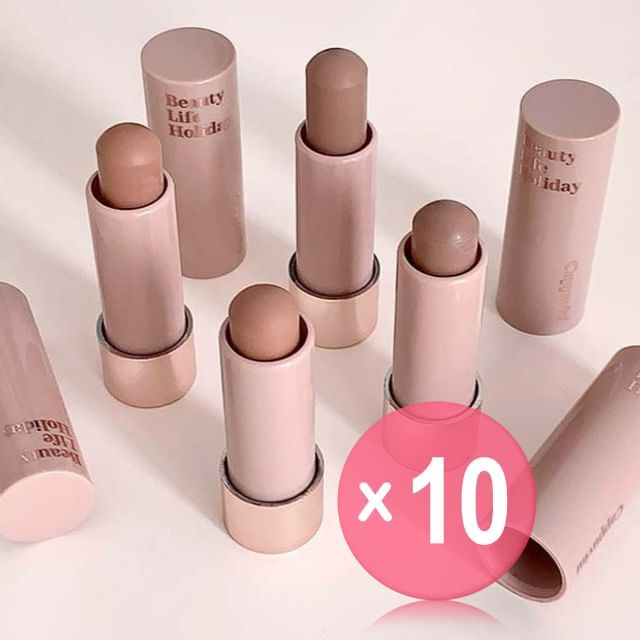 Cappuvini-Moisture Silky Contouring Stick - 2 Shades 10pcs Bundle Set