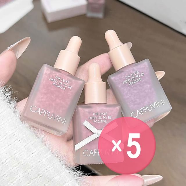 Cappuvini-Natural Light-Sensing Bubble Blush - 3 Colors 5pcs Bundle Set