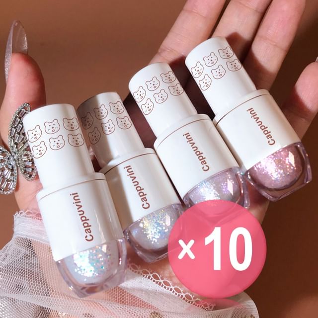 Cappuvini-Starry Liquid Eyeshadow - 6 Colors 10pcs Bundle Set