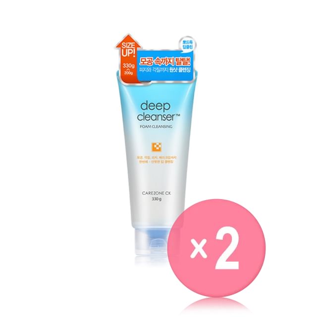 CAREZONE-CK Deep Clean Foaming Cleanser 2pcs Bundle Set